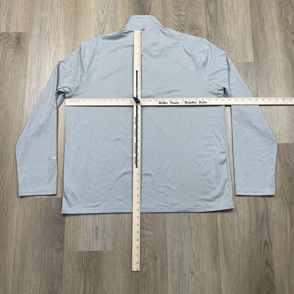 Polo Sport Ralph Lauren Pullover Mens Extra Large Gray Quarter Zip ThermoVent - Picture 9 of 12